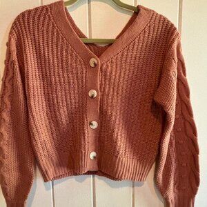 Jessica Simpson Sweater, Dusty Rose, Size S